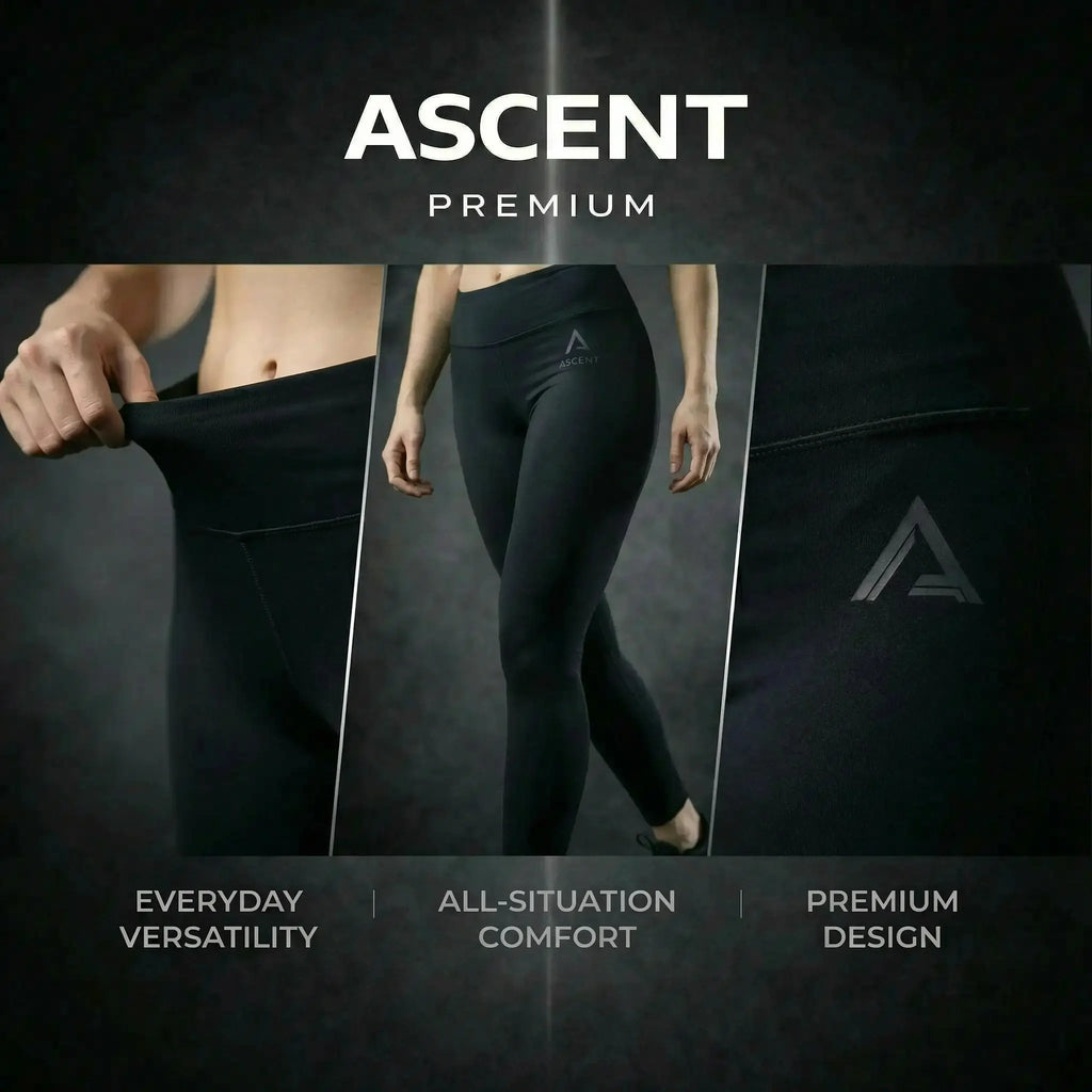 Legging ASCENT noir — vue differente