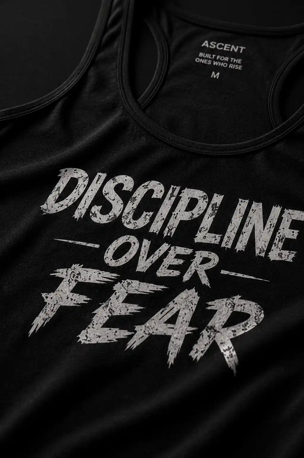  TANK TOP DISCIPLINE OVER FEAR ASCENT EST.2026 zoom 